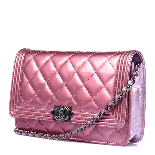 Glänzende rosa Handtasche PNG Transparentes Bild