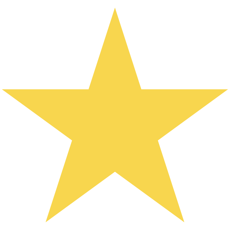 Gold Star PNG Transparent Image