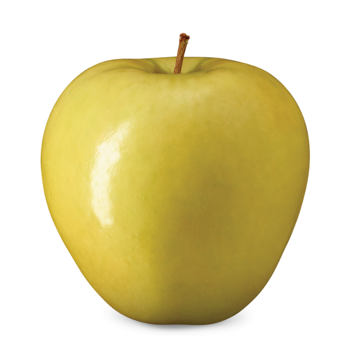 Golden Apple PNG Image
