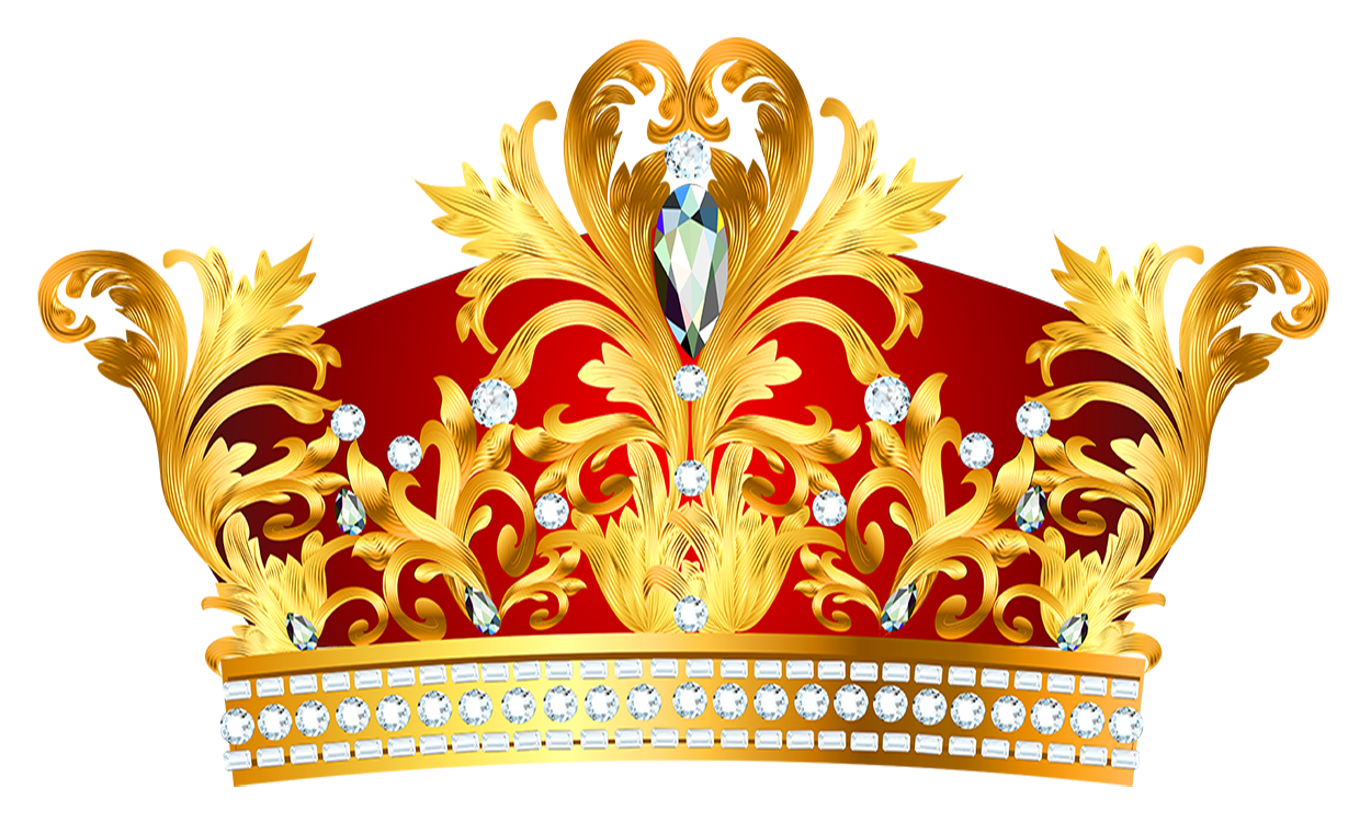 Golden Crown King PNG Image