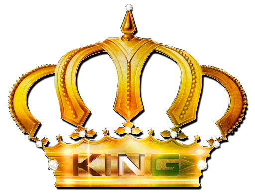 Golden Crown King PNG Trasparente