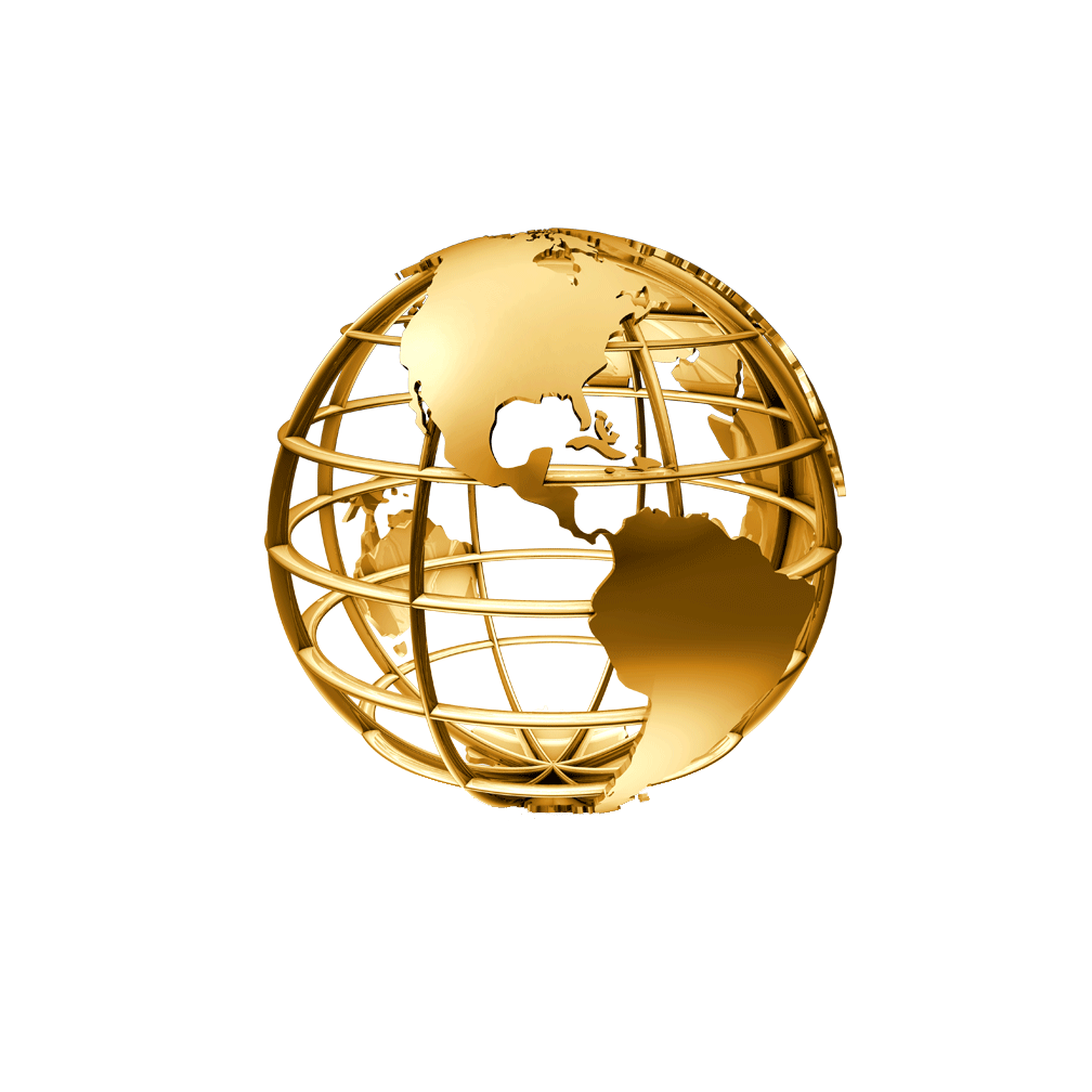 Golden football PNG transparent Image
