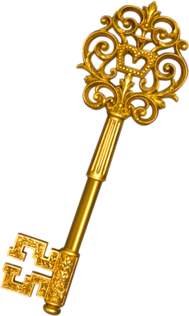 Golden Ключ PNG Clipart