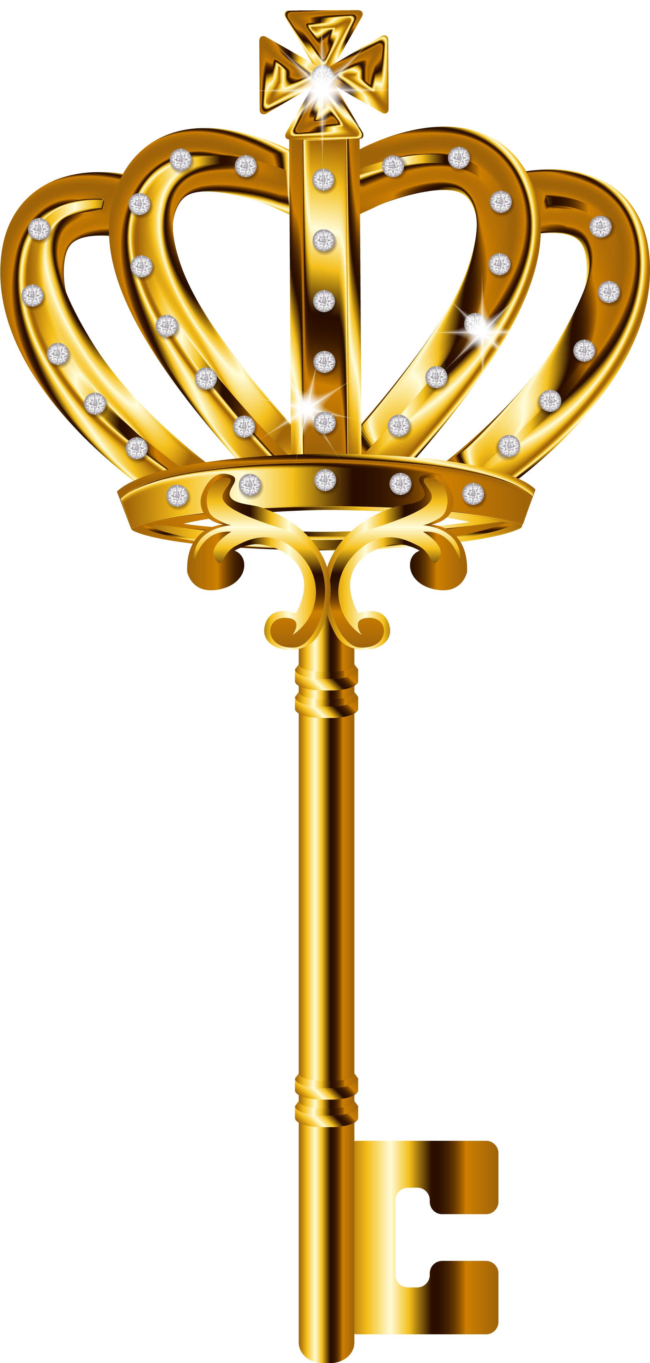 Golden Key PNG Image