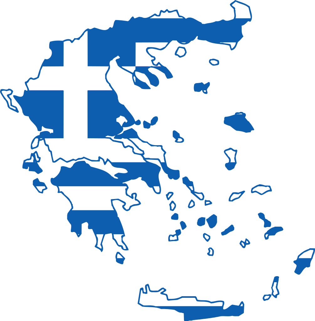 Griechenland map PNG Transparentes Bild