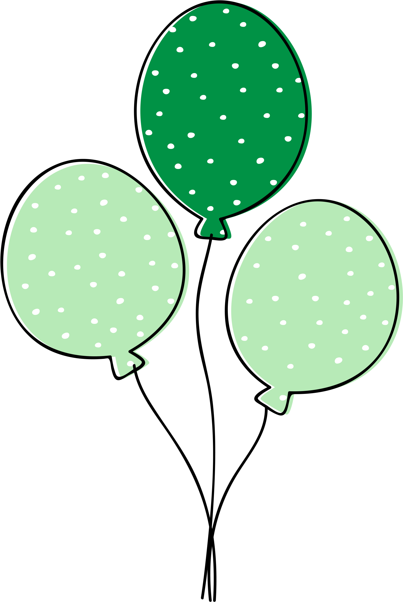Green Balloon PNG File