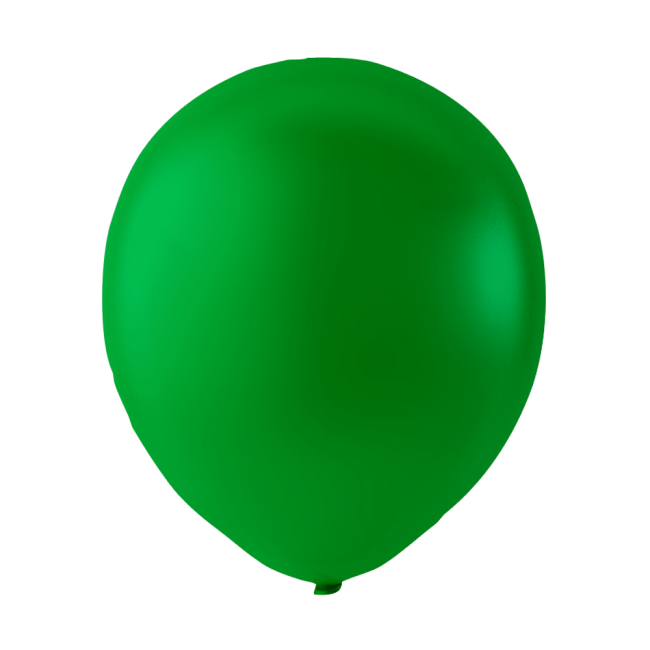 Green Balloon PNG Image