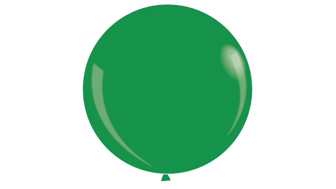 Groene ballon Transparante PNG