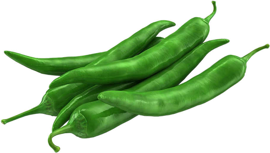 Green Chili Pepper PNG-Datei