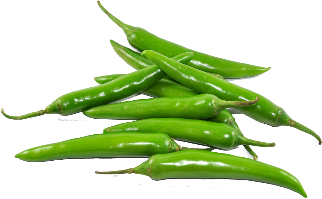 Green Chili Pepper PNG Image
