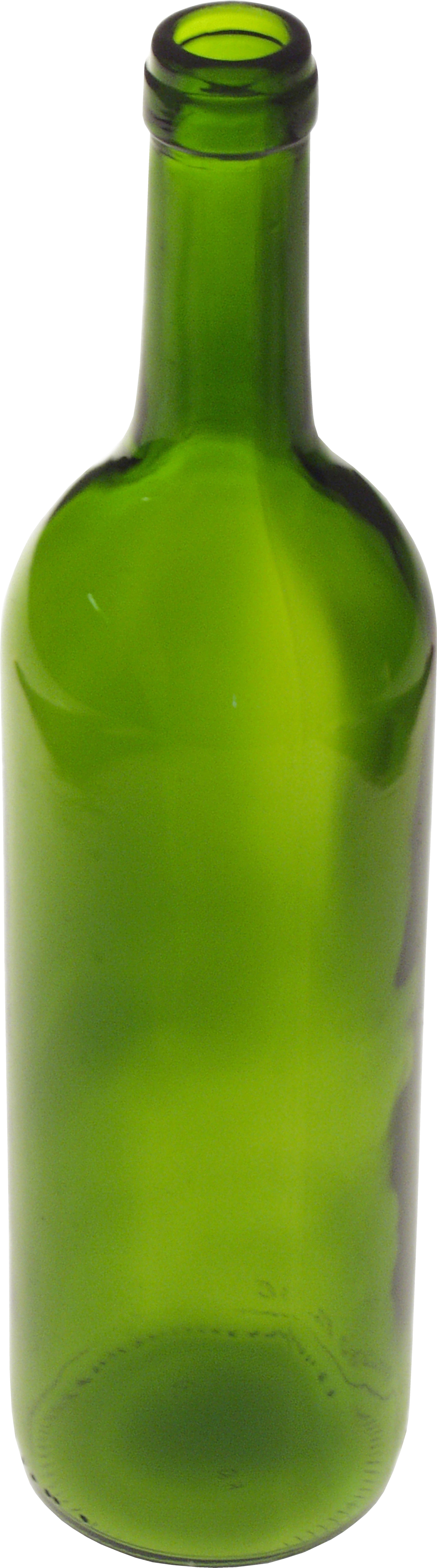 Botol kaca hijau Foto PNG