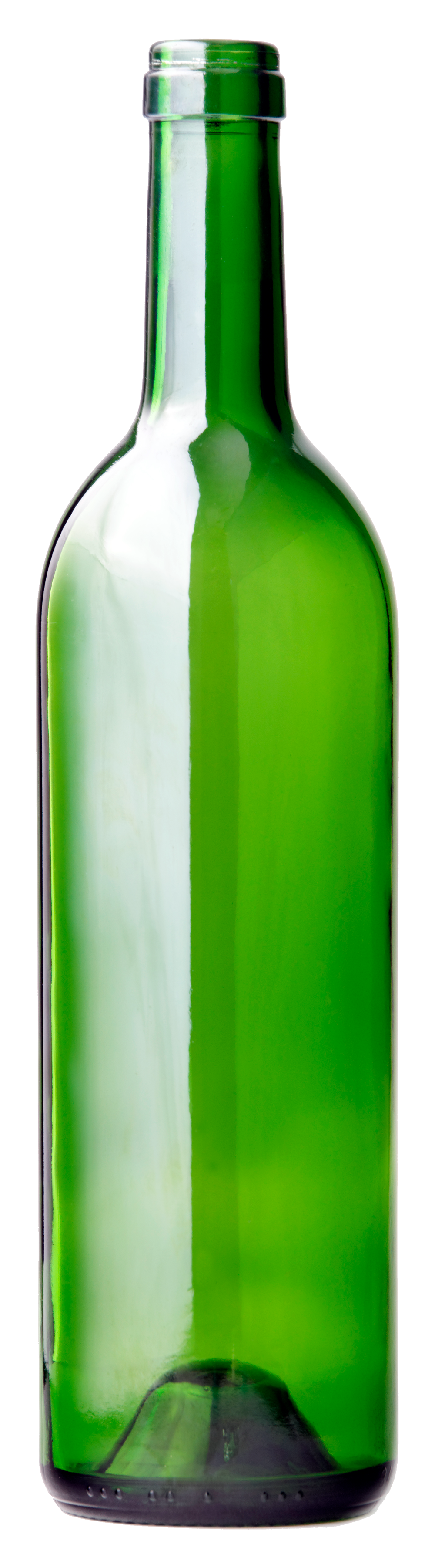 Botol kaca hijau PNG Transparan