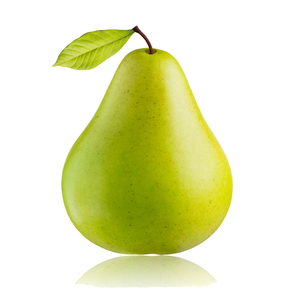 Green Pears PNG Transparent Image
