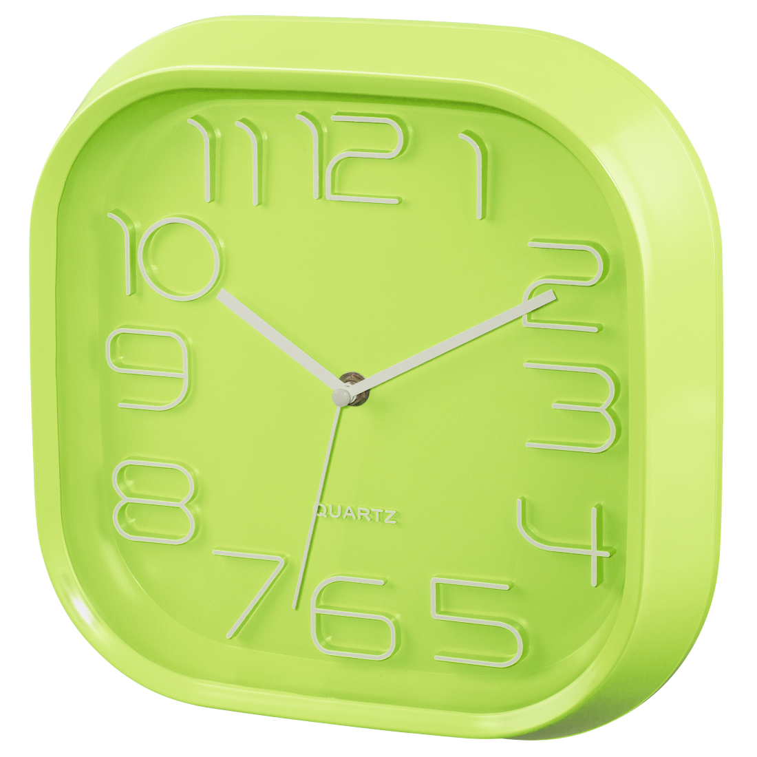 Green Wall Clock PNG Transparent Image