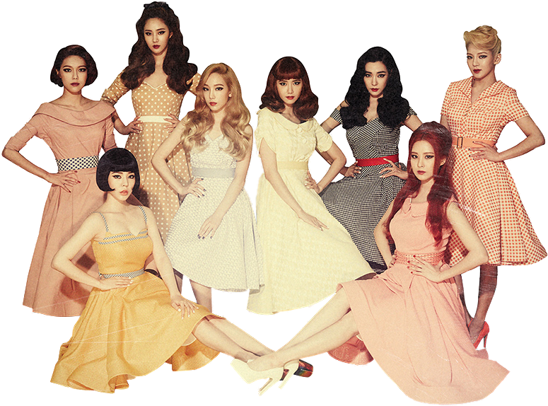 Group Girls Generation PNG Image