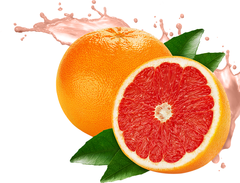 Halbgrapefruit PNG-transparentes Bild