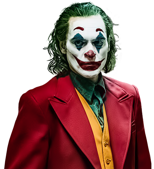 Halloween Joker PNG-fotos