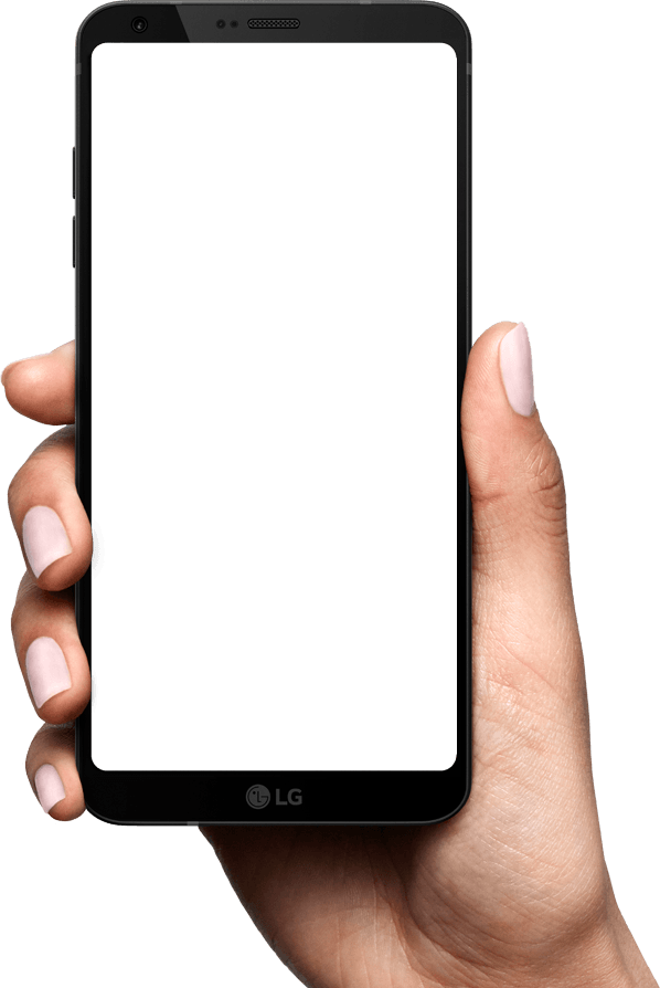Hand Holding Smartphone Transparent PNG