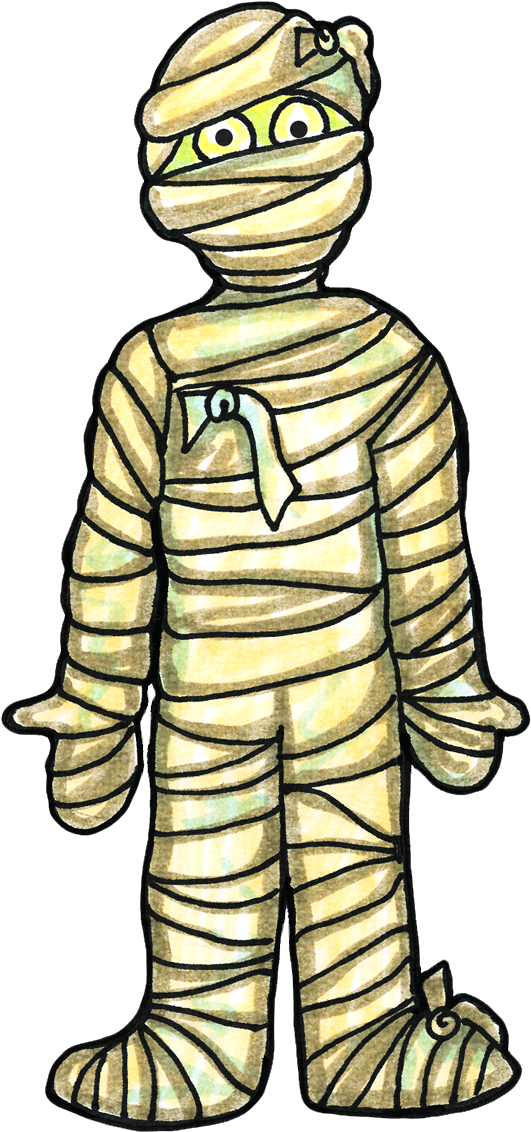 Ужасная мумия PNG-файл