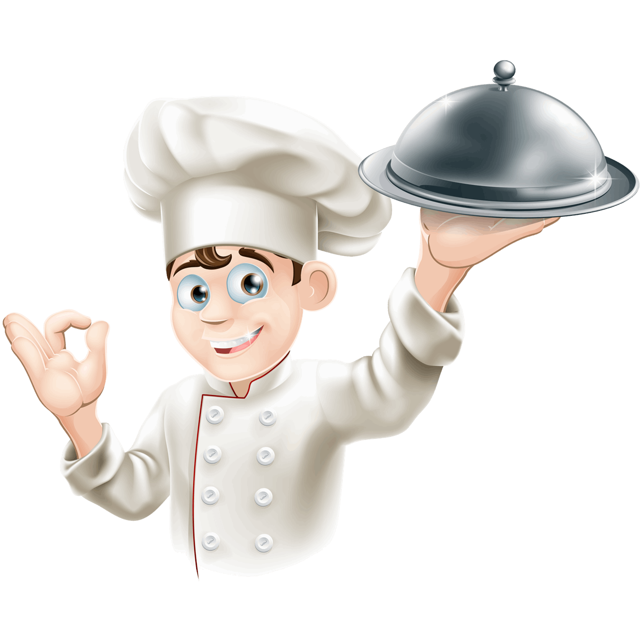 Hotel Chef Cook Vector Transparent Background
