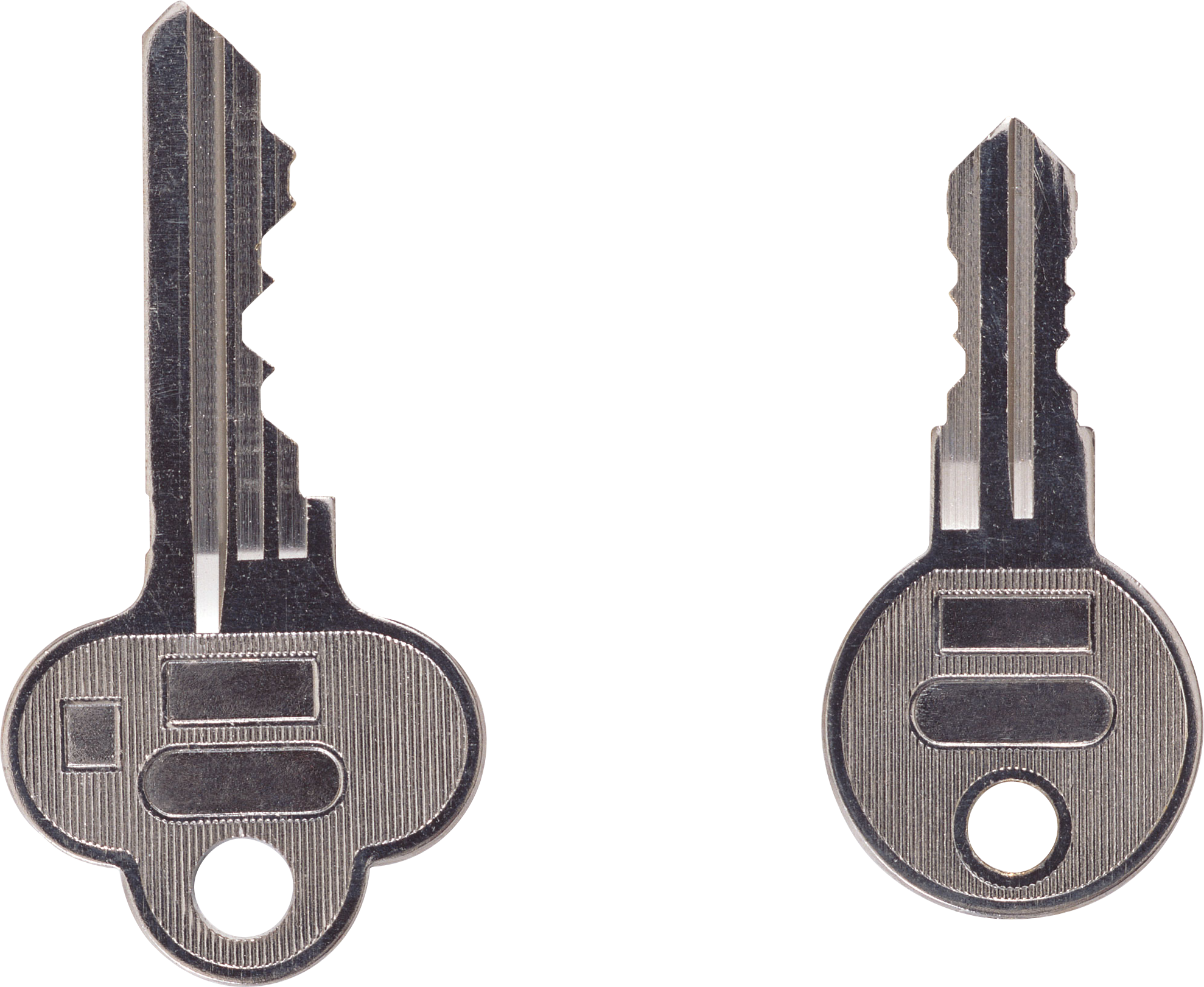 House Silver Key PNG File
