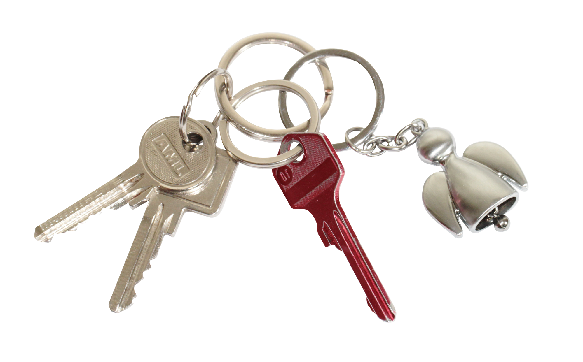 House Silver Key PNG Image