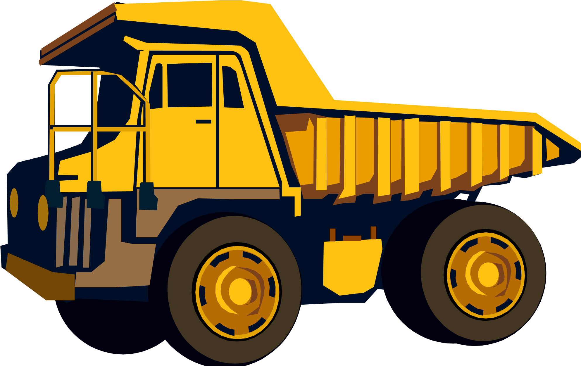 Industrial Dump Truck PNG Picture