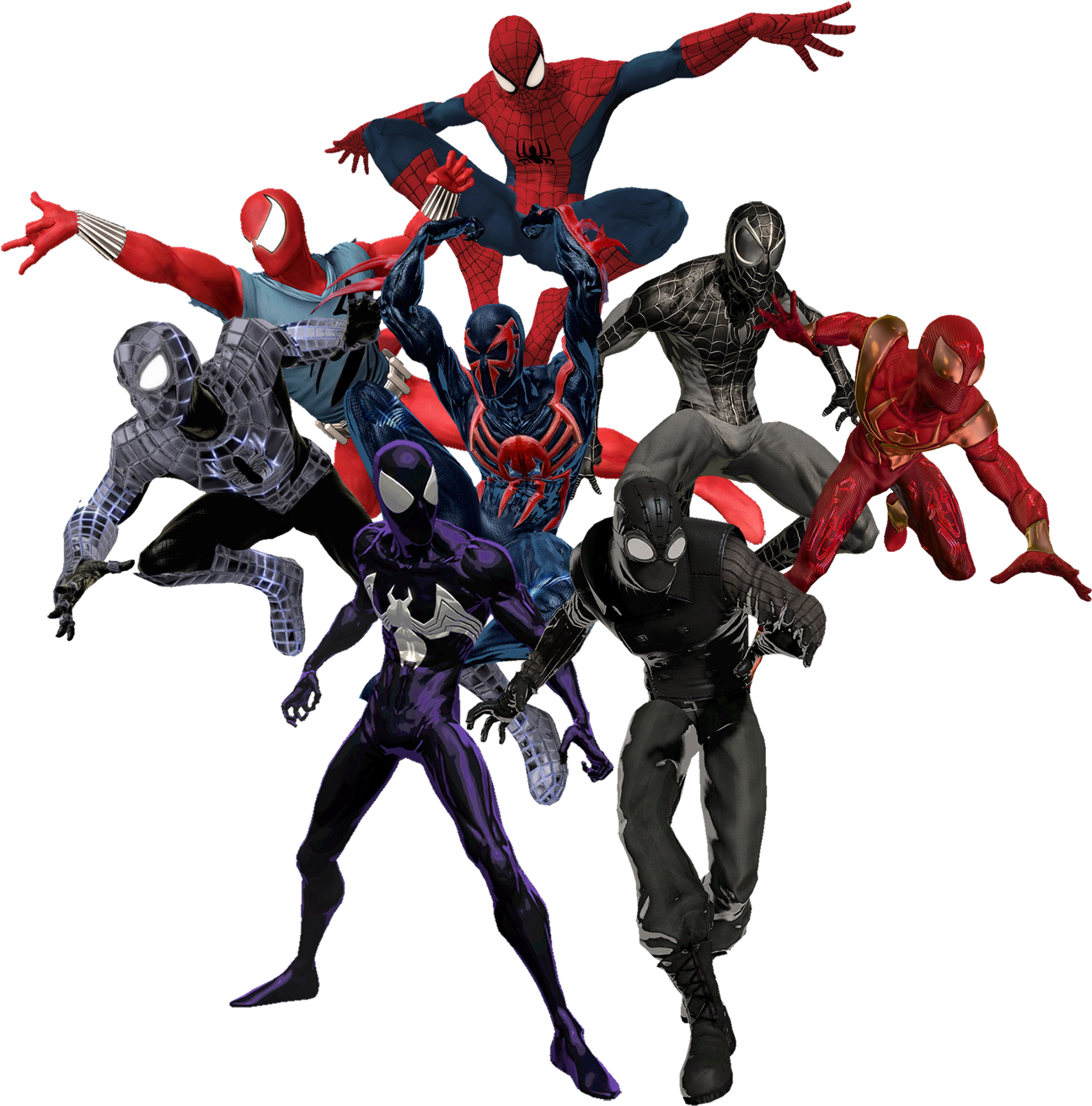Iron Spiderman PNG File