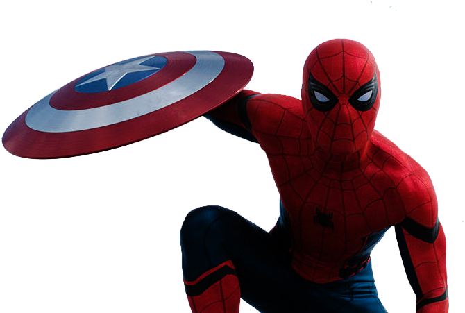Iron Spiderman Transparent PNG