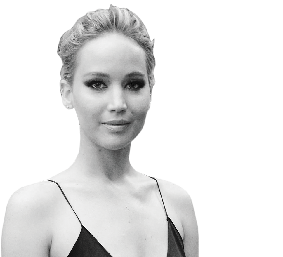 Jennifer Lawrence menghadapi gambar Transparan PNG