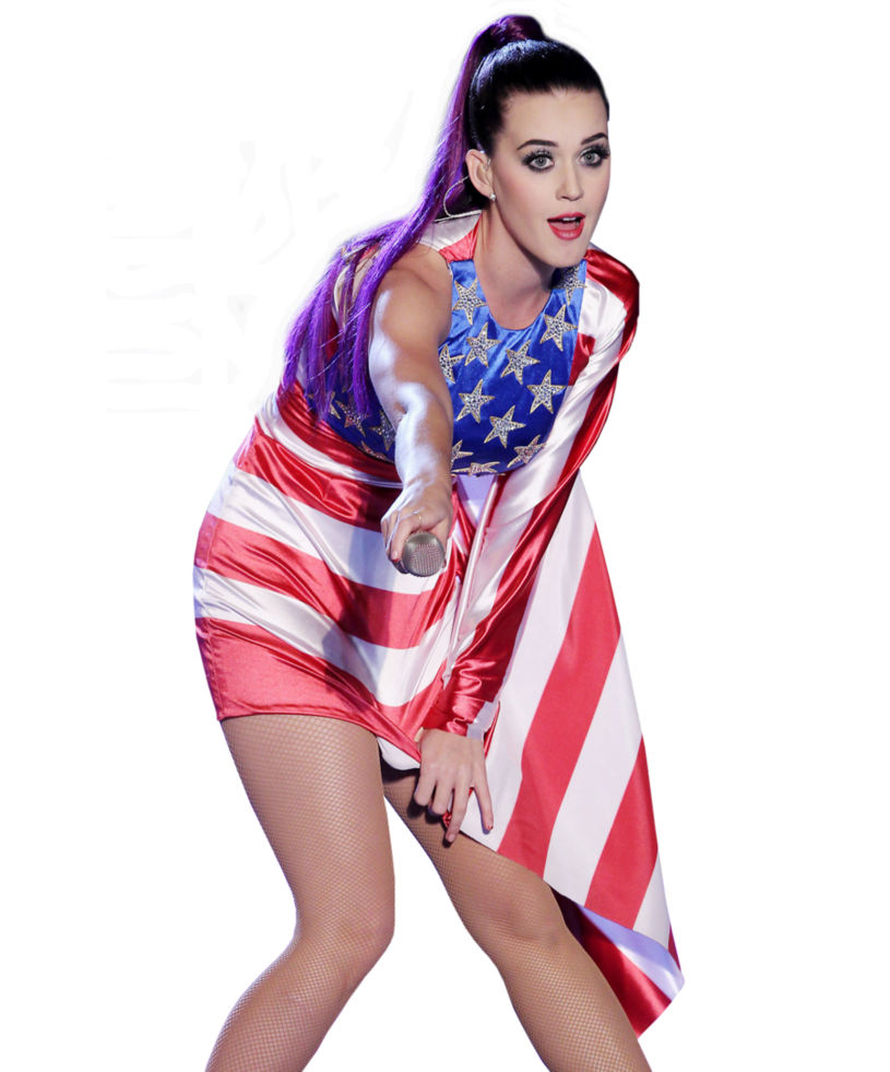 Katy Perry Purple Hair Transparent Background