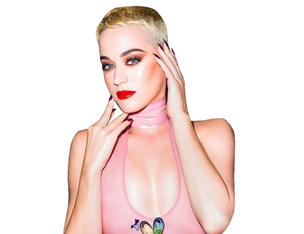 Katy Perry Short Hair PNG Transparent Image