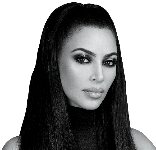 Kim Kardashian Photoshoot 투명 배경