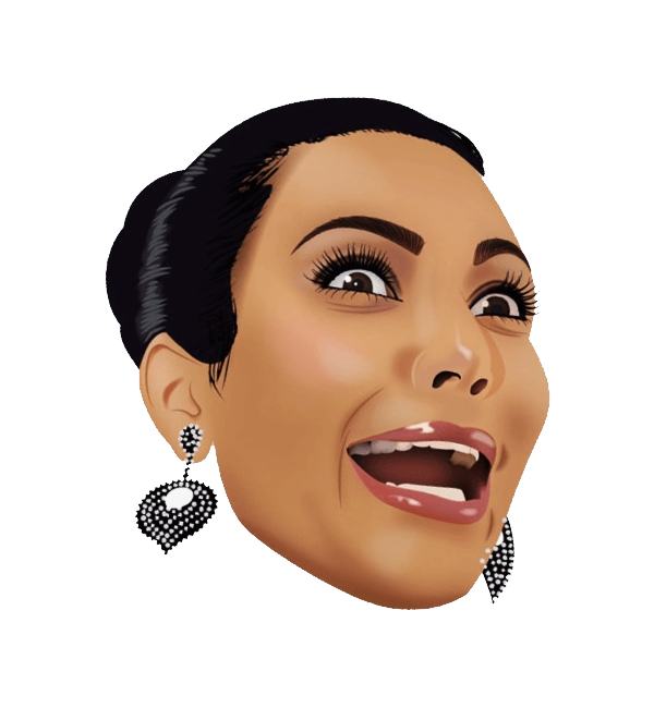 Kim kardashian Transparan PNG