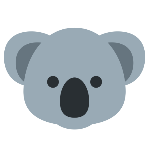 Koala Face Transparent PNG