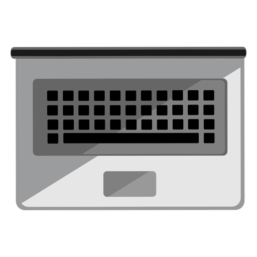 Laptop Top View PNG Pic