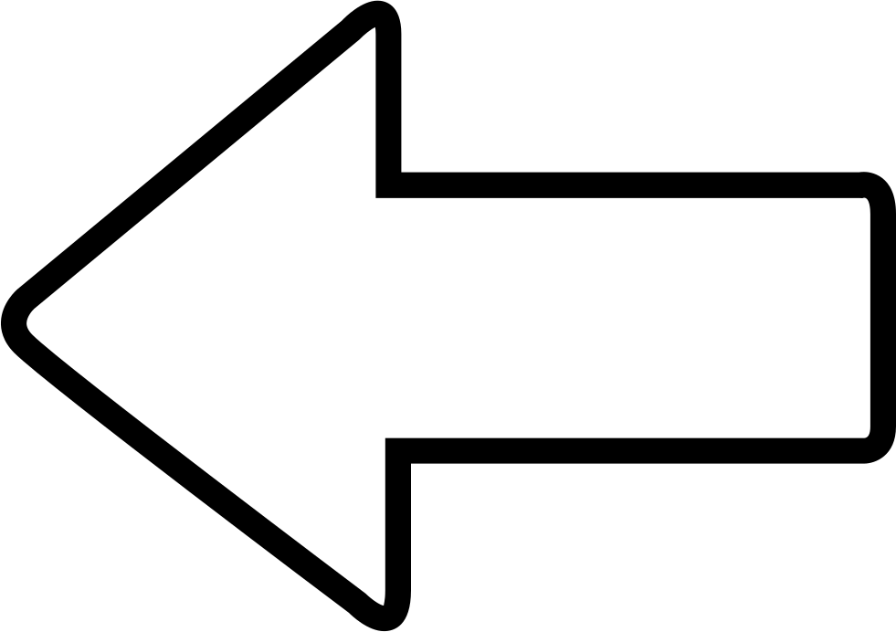 Flecha izquierda Silueta PNG imagen transparente