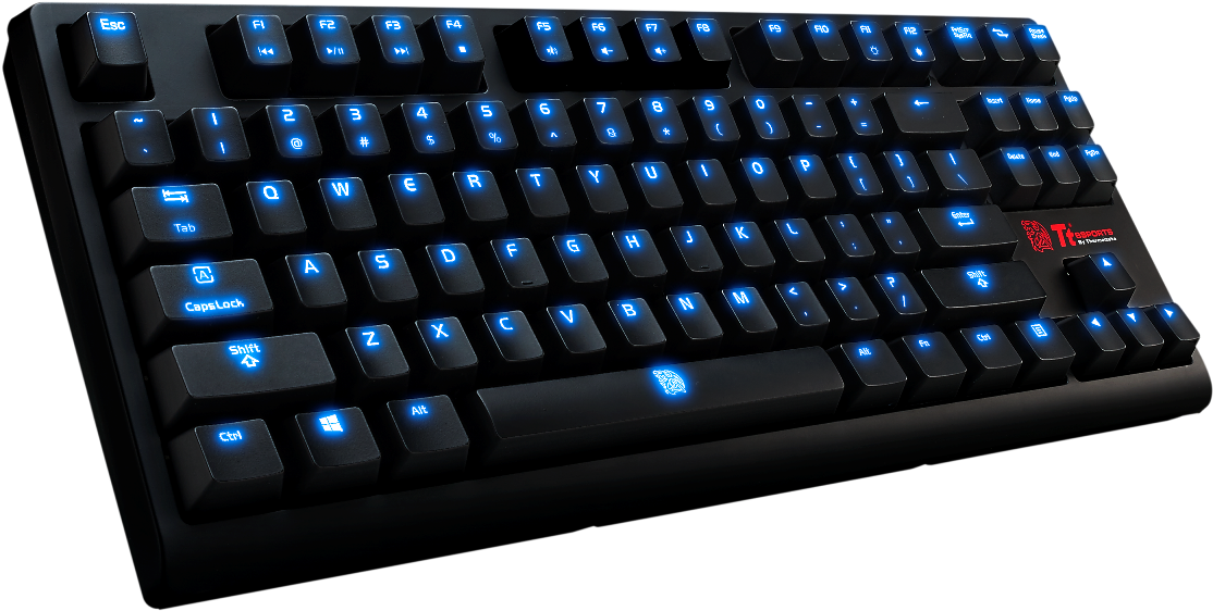 LED Light Gaming Keyboard PNG File