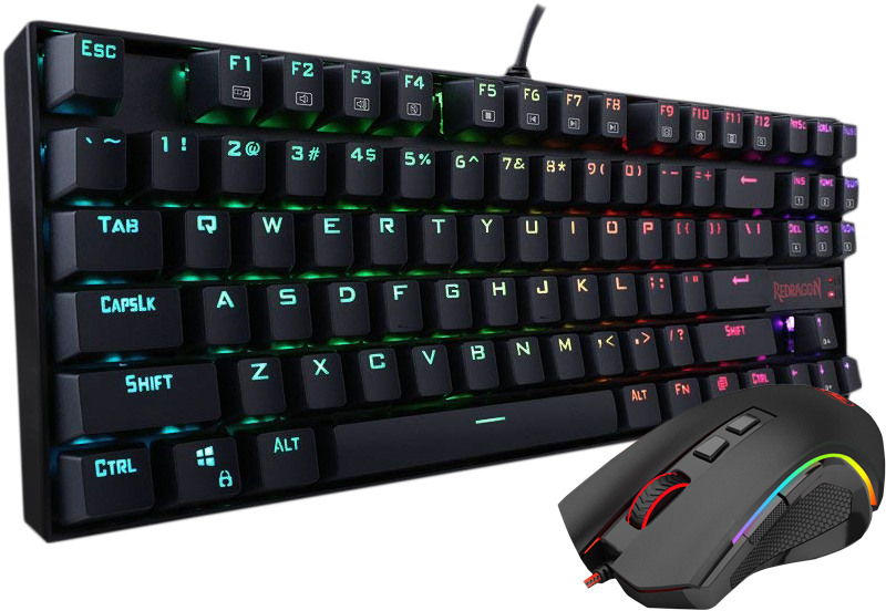 Light Keyboard And Mouse PNG Image