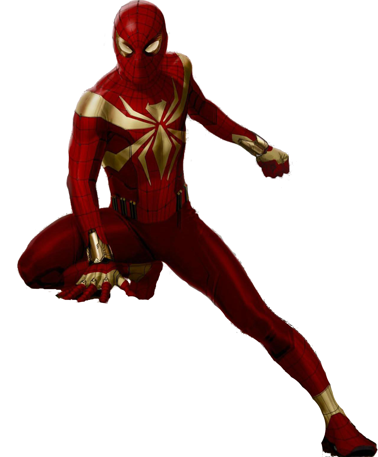 Marvel Iron Spiderman PNG Image
