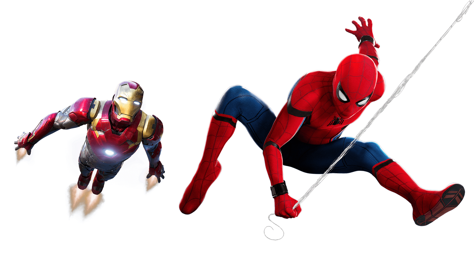 Marvel Iron Spiderman PNG Transparent Image