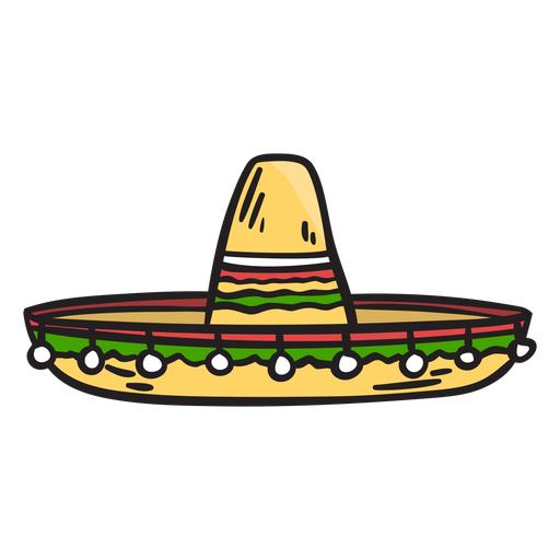 Sombrero mexicano PNG foto