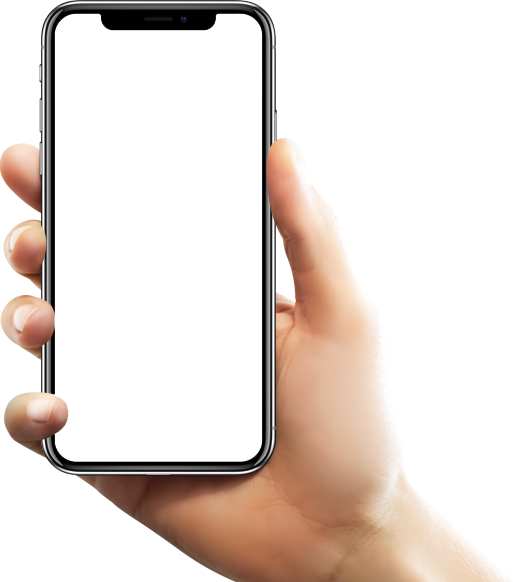 Mockup Hand Holding Smartphone PNG Pic