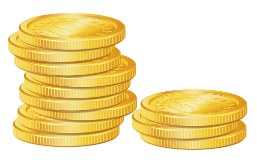 Geld Goldene Münzen Stapeln PNG Clipart
