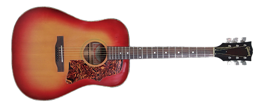 Music Red Guitar Transparent Background