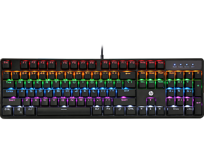 Neon Gaming Keyboard PNG Clipart