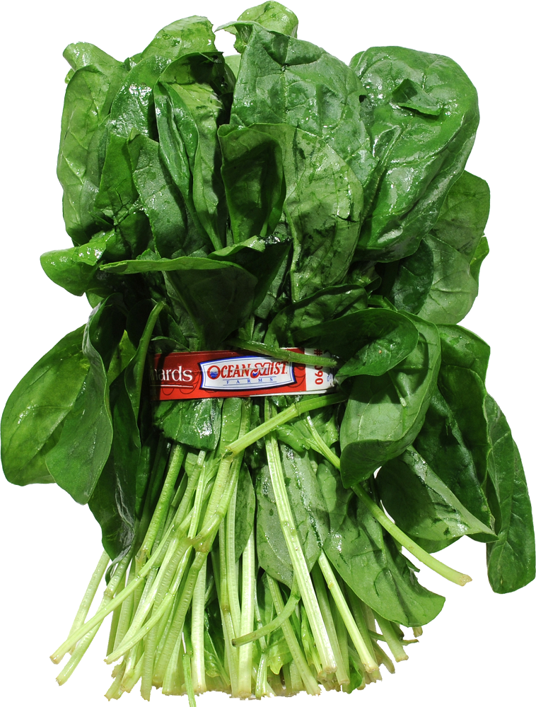 Organic Chinese Spinach PNG File
