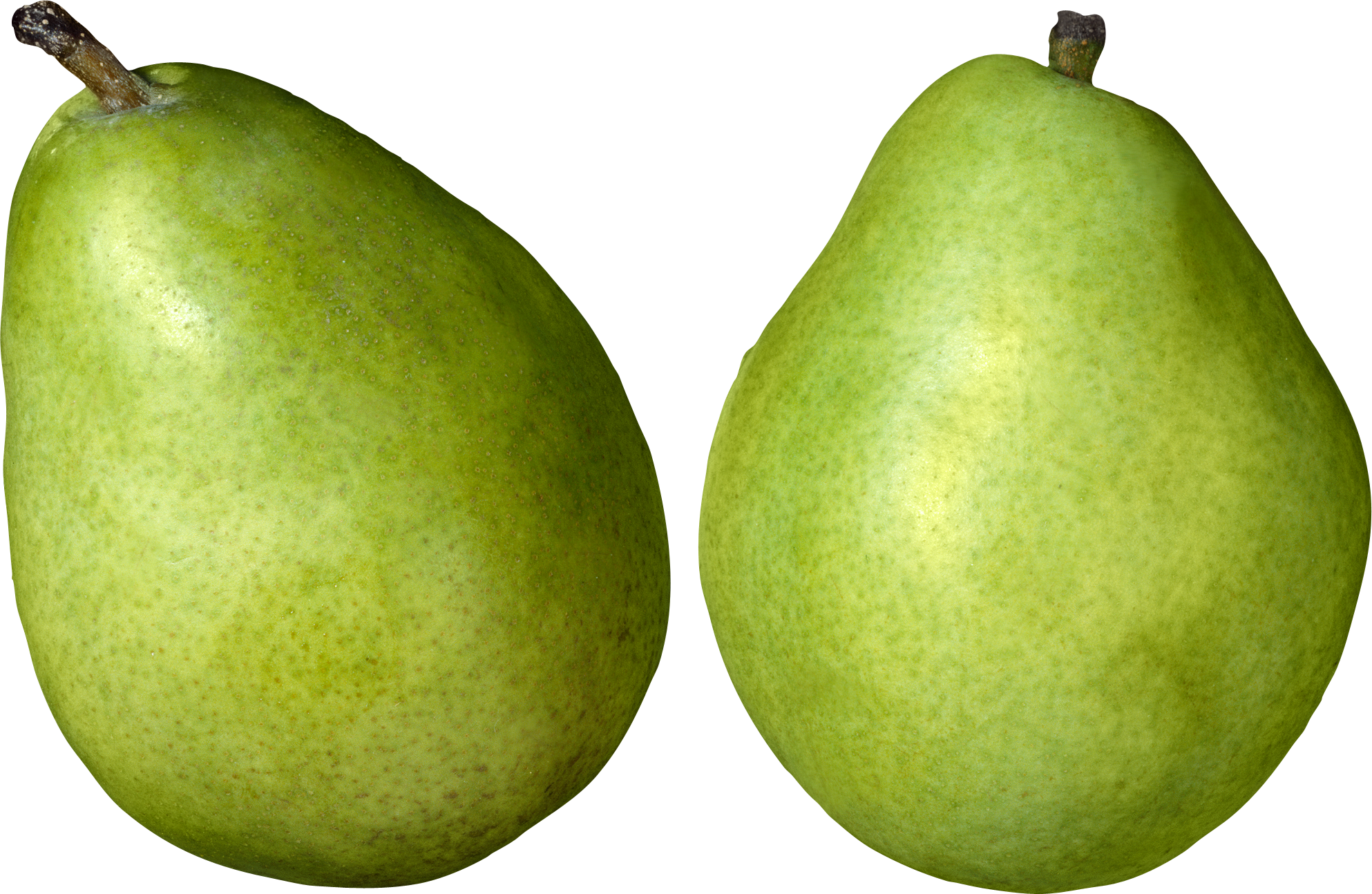 Organic Green Pears PNG Photos