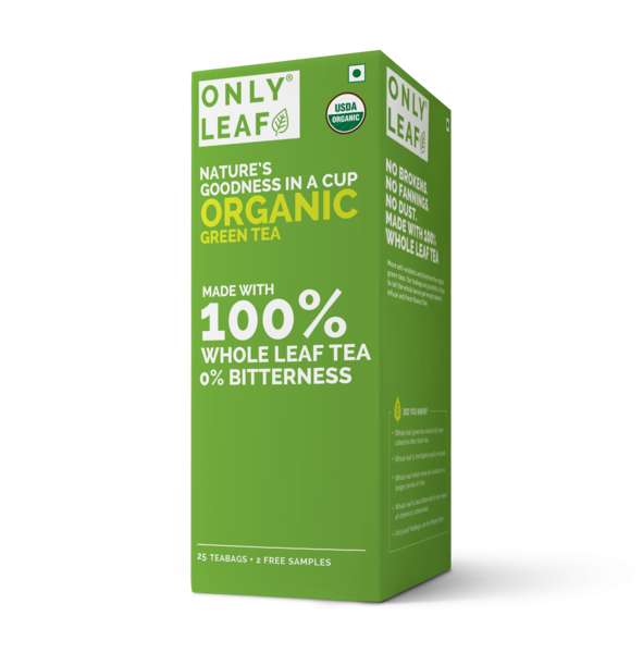 Organic Green tea PNG File