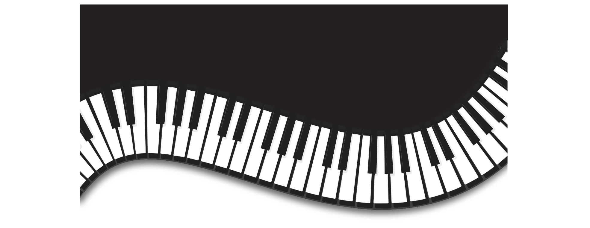 Piano Musiktastatur PNG-Bild